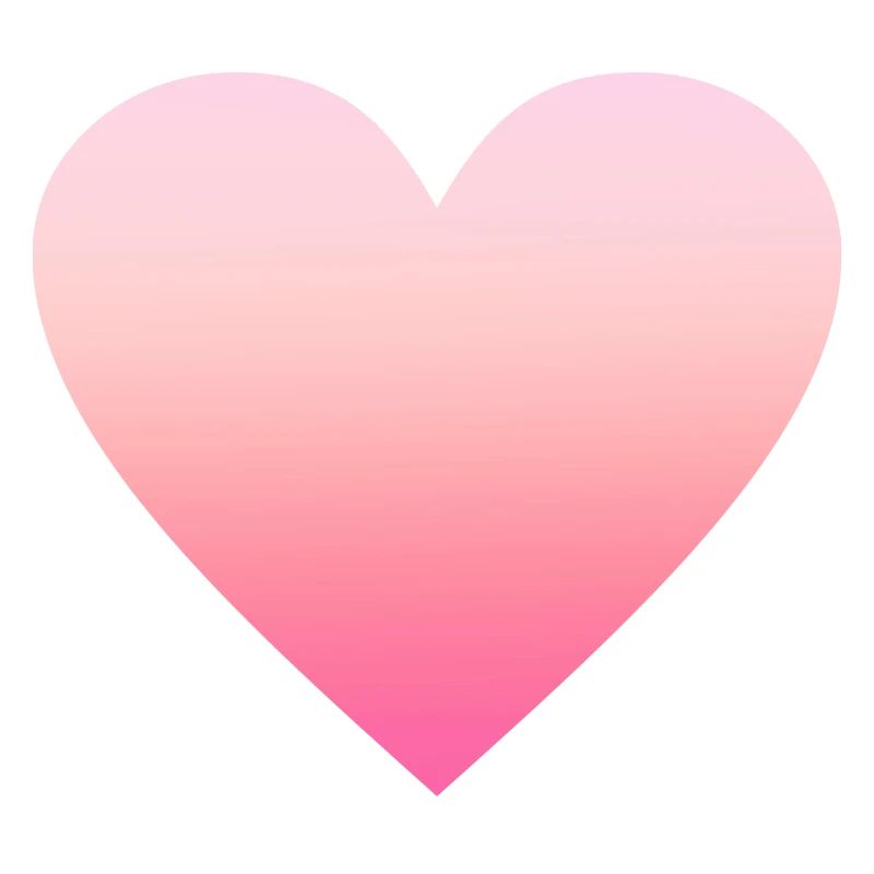 Conception de coeur rose simple simple / symbole