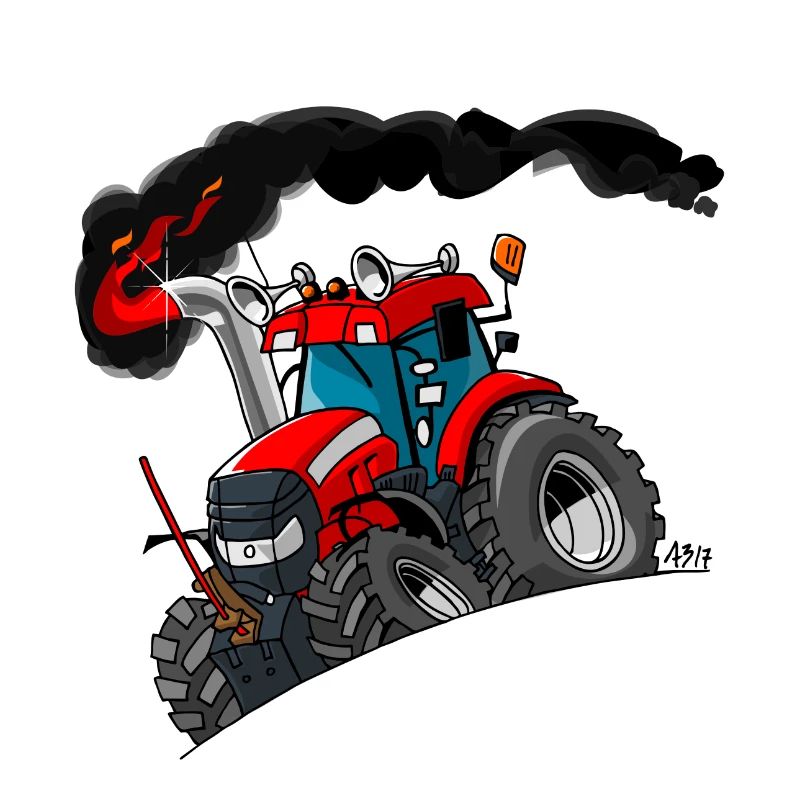 ROTER TRAKTOR