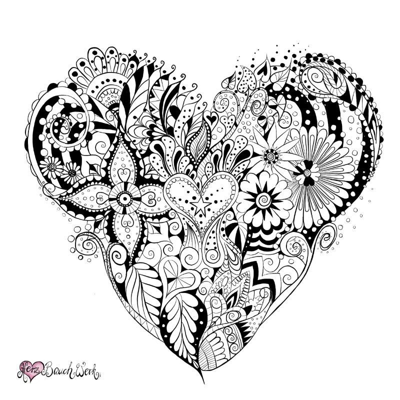 Mandala blanc noir