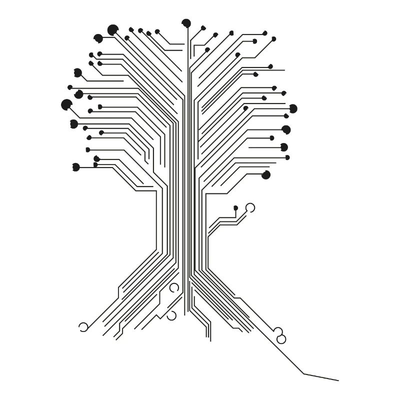 Digitaler Baum des Lebens
