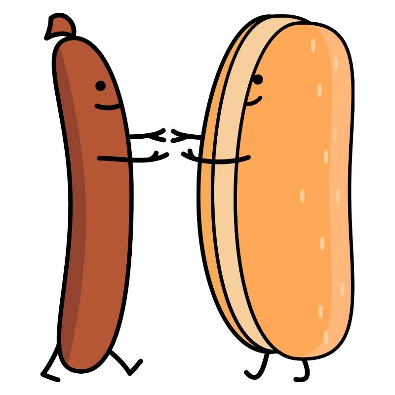 Sausages and rolls