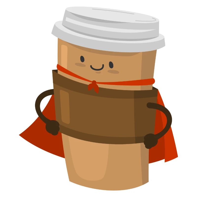 Kaffee Superheld Superhelden Superkräfte Coffee
