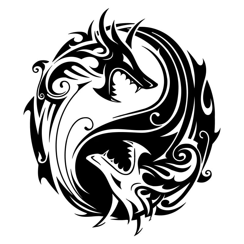 Yin Yang Dragons