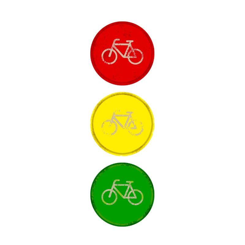 Feu de circulation vélo vélo