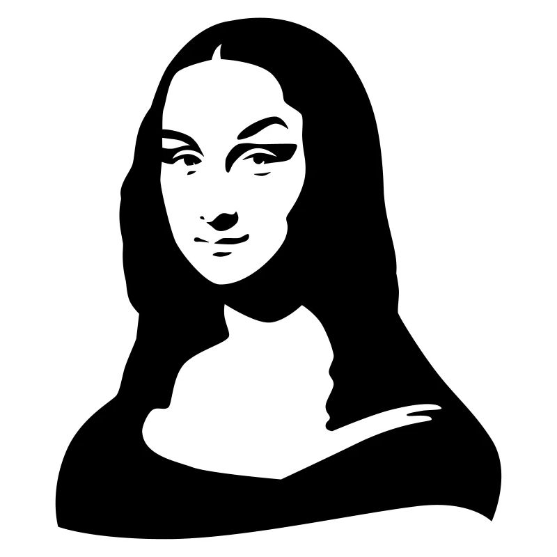 Mona Lisa Original -vor der Augenbrauen Entfernung