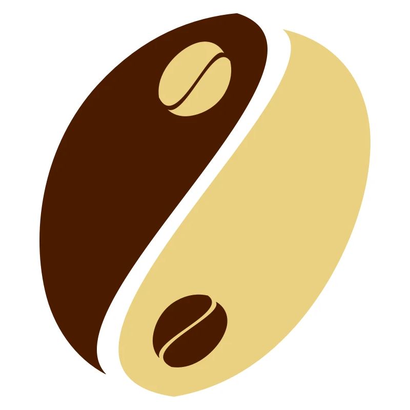 Coffee Bean Yin Yang