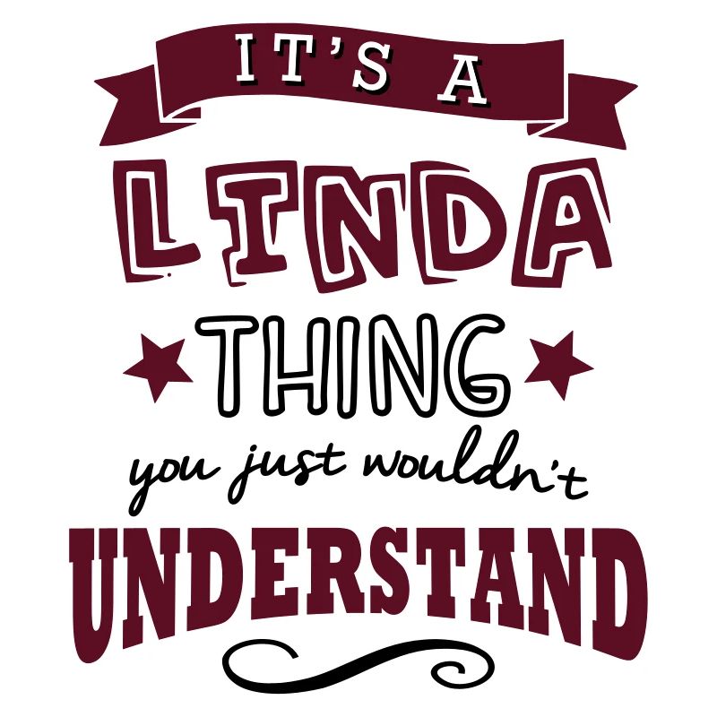 its a linda name forename thing