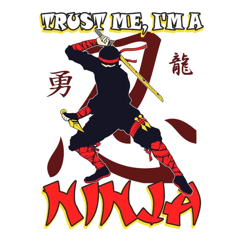 Ninja Spruch Katana Ninjutsu