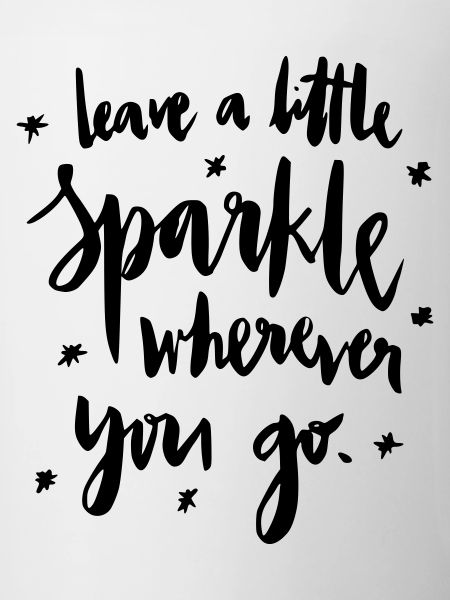 Leave a lil Sparkle: D
