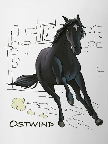 Ostwind Hengst Ostwind im Galopp