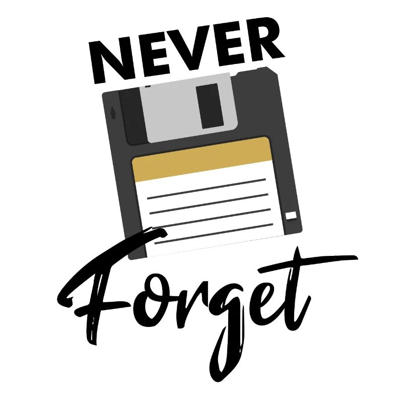 Nerd Nerds Diskette Spruch