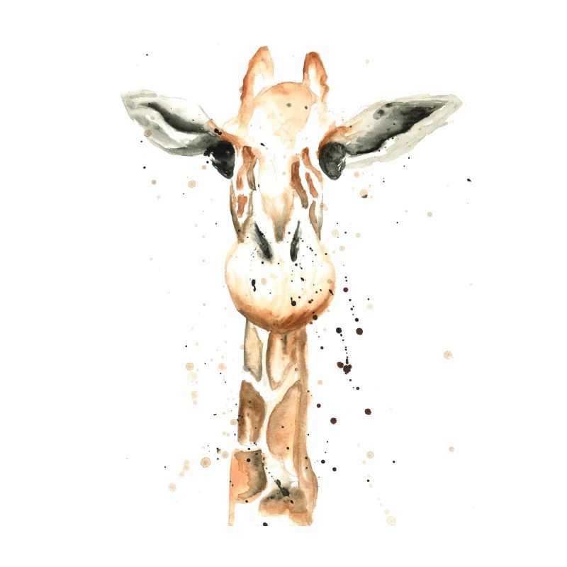Giraffe Aquarell