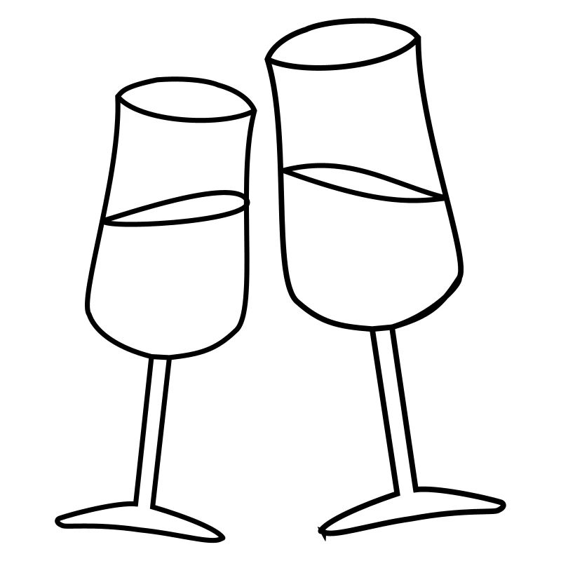 Coupes à Grappa Wine Obstler Sherry