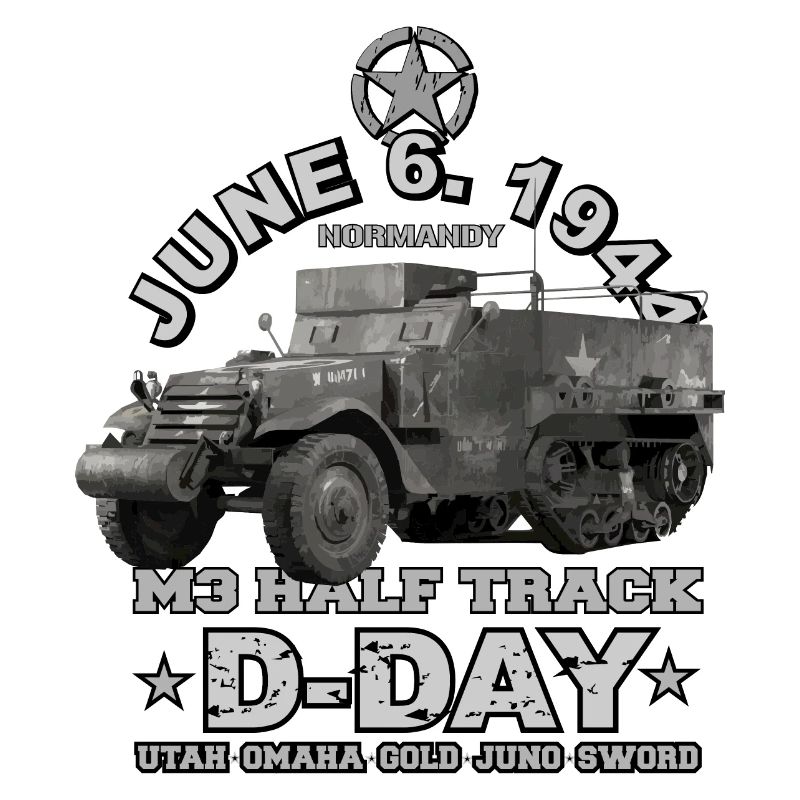 D-DAY M3 HALF TRACK US ARMY