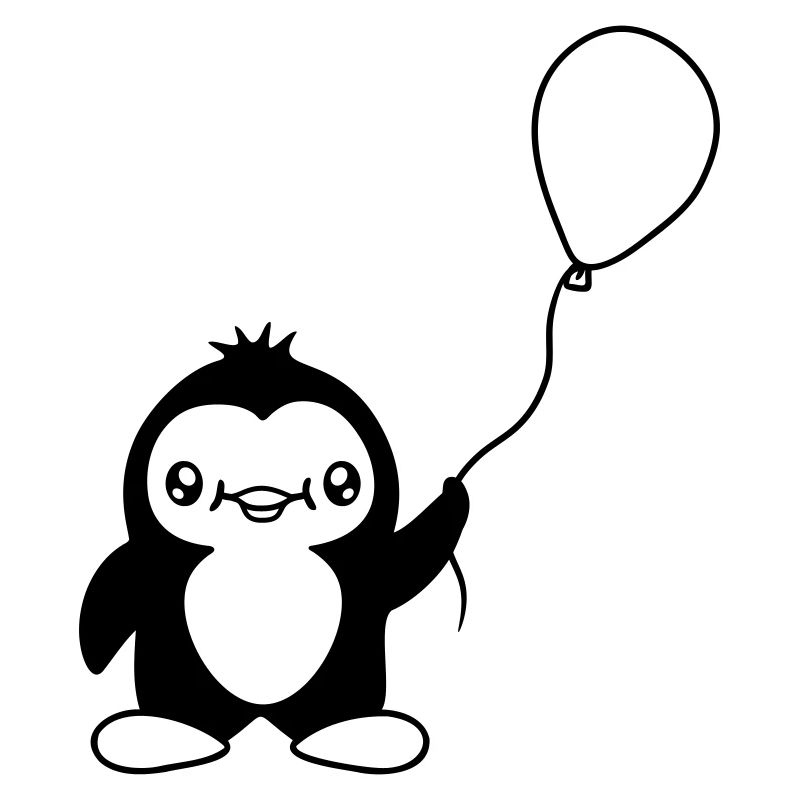 Ballon Enfant Pingouin