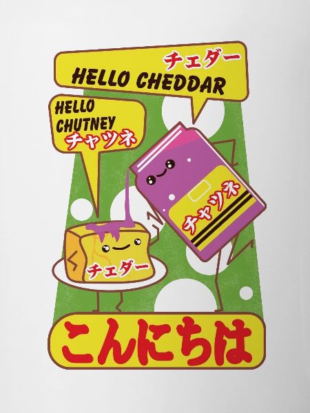 Cheddar and chutney kawaii.