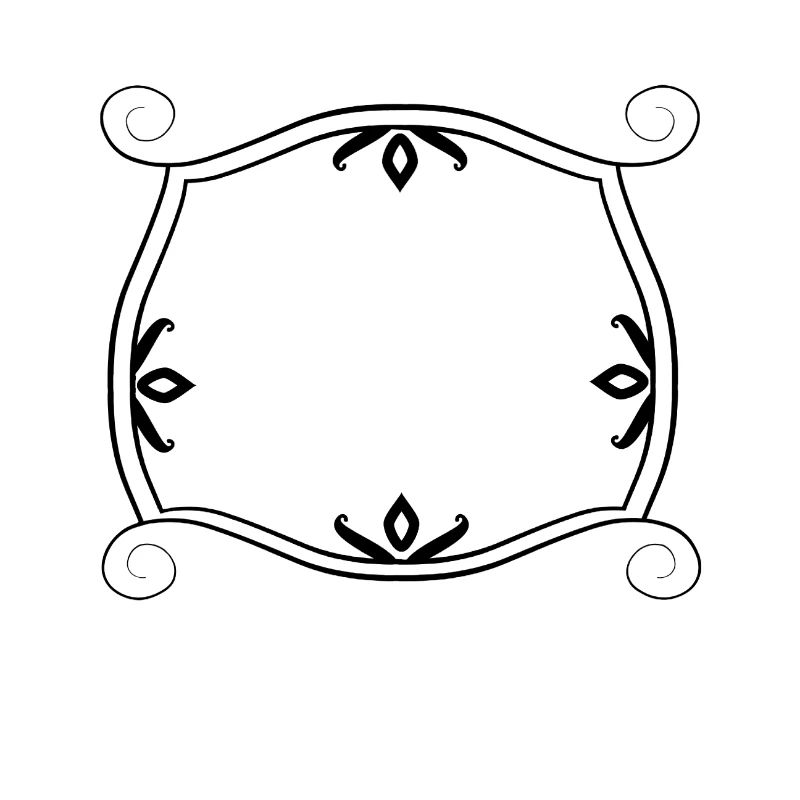 Schwazer Elegant frame with decoration