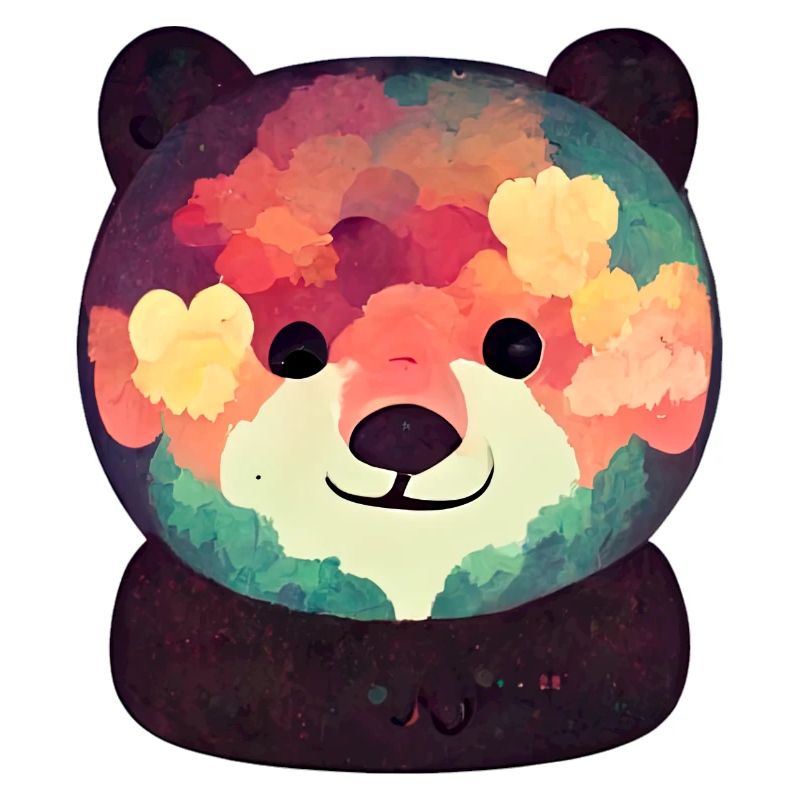 Ours coloré
