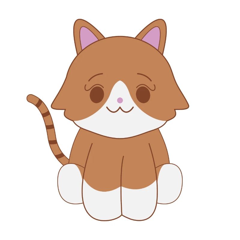 Braune Tabby-Katze