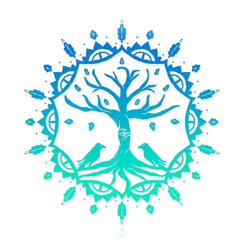 Mandala Tree - Colored