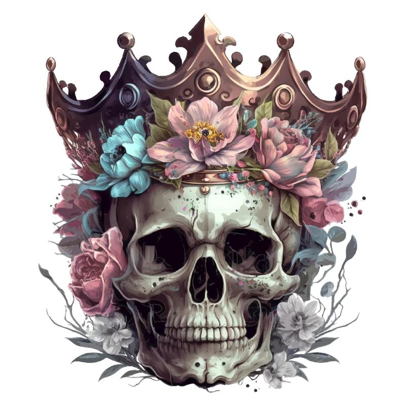 Crâne avec couronne