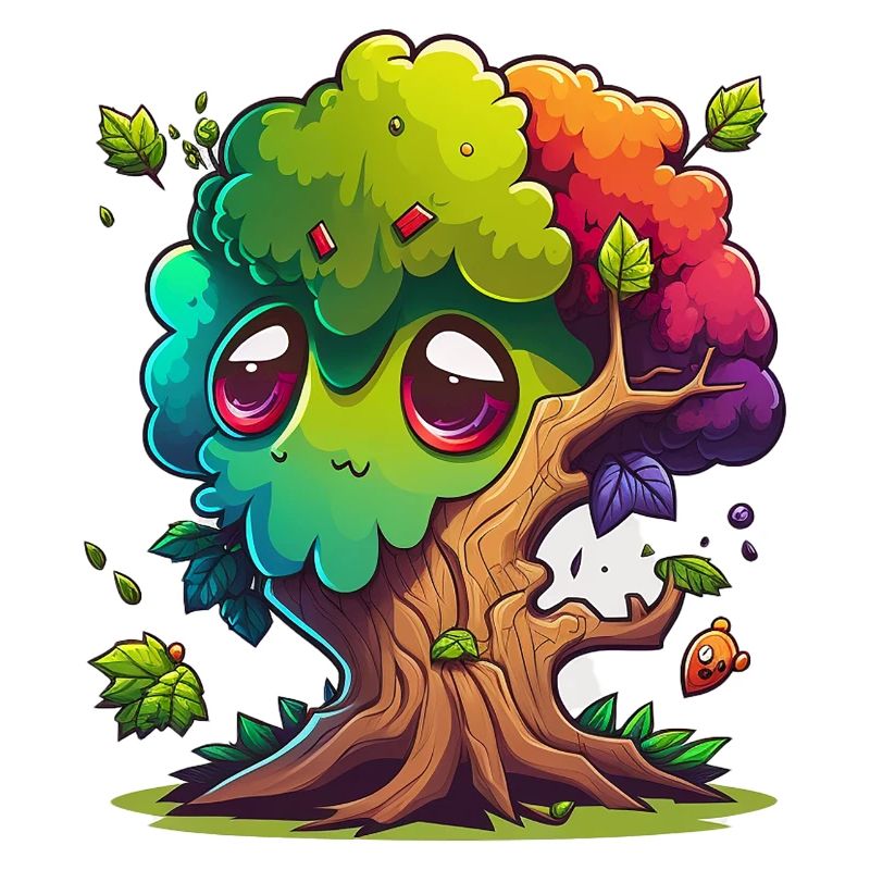 Tree Cartoon Art