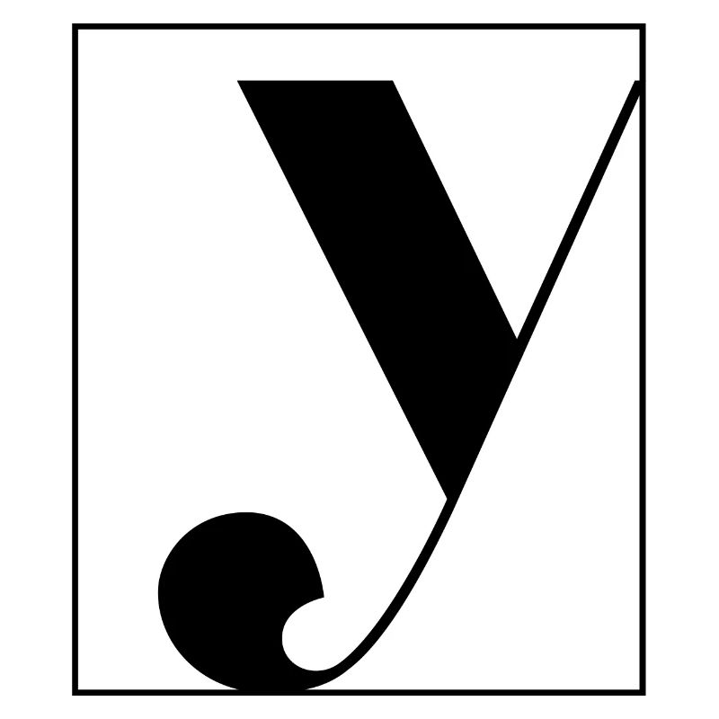 Letter alphabet y