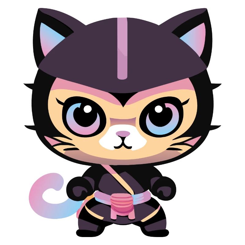 Ninja Katze Pinky Kitty