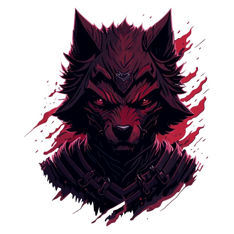 Wolf Evil Ninja Dark Fox