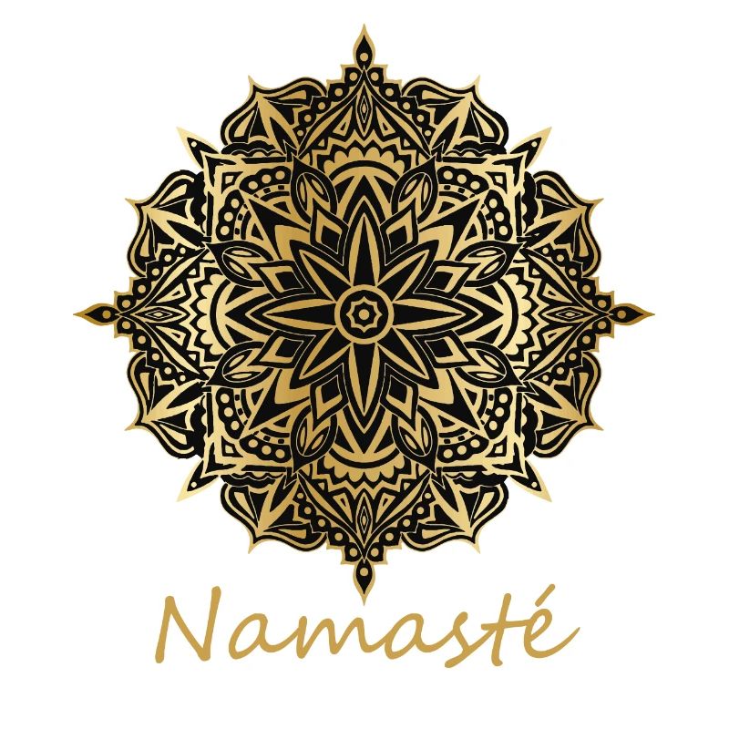 Namaste Dankbarkeit & Selbstliebe Geschenk Mandala