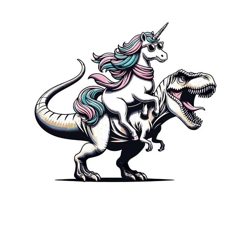 Unicorn Dinosaur Trending Fantasy Creature