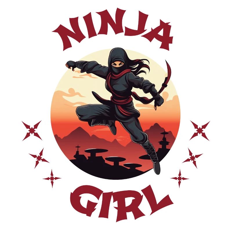 Charming Ninja Fighter I Ninja Girl I Ninja