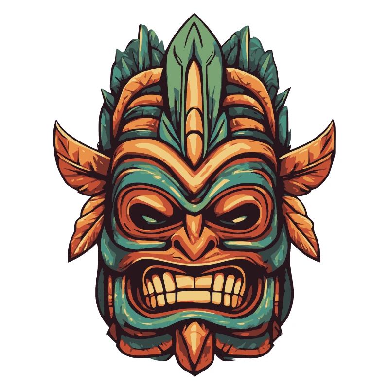 Tiki mask
