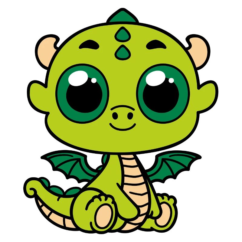 Dragon vert mignon