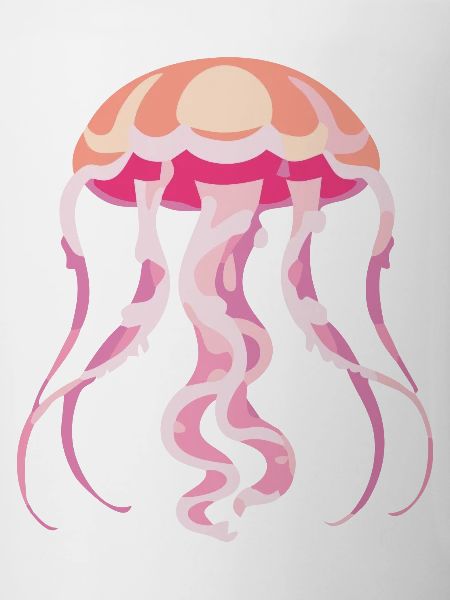Méduse rose
