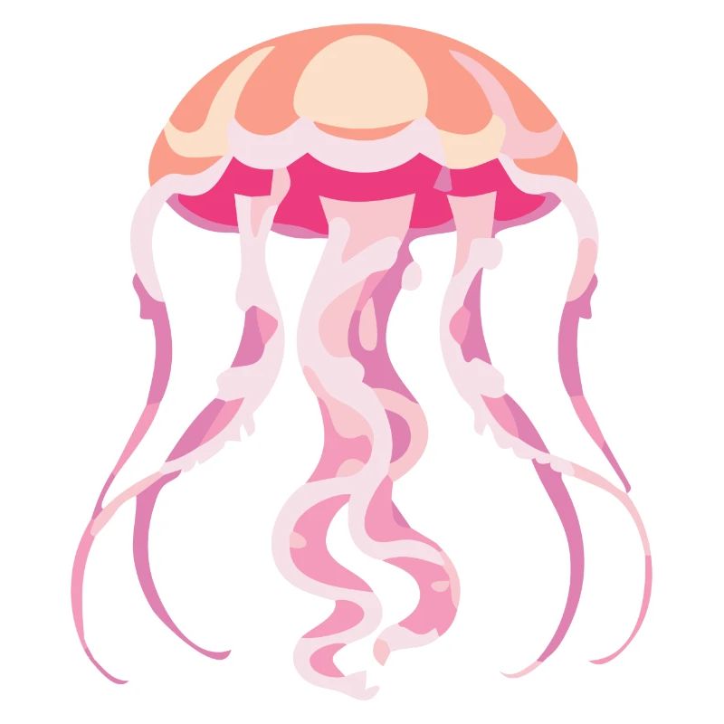 Méduse rose