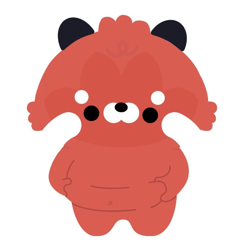 Chonky Panda roux