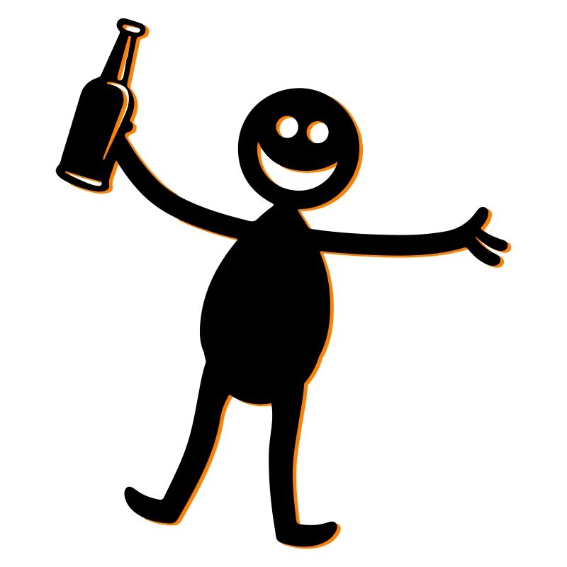 Bier Party Silhouette