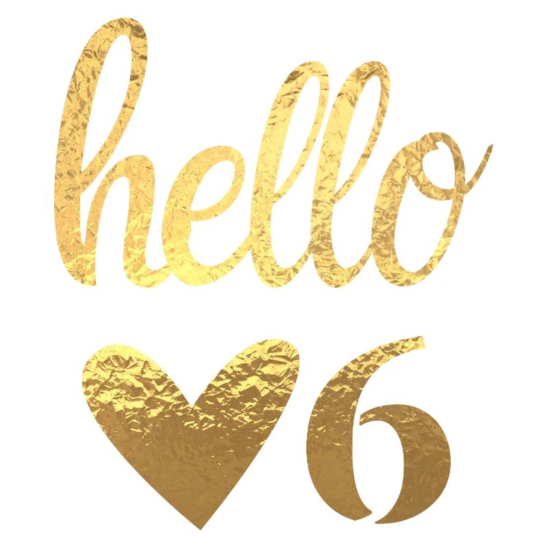 Hello 6 doré