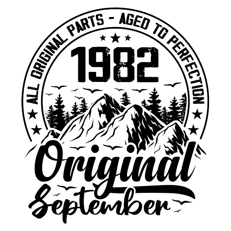 1982 September Original 42 Jahre Geburtstagsgeschenk