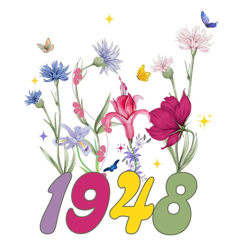 Année de naissance 1948 fleurs sauvages