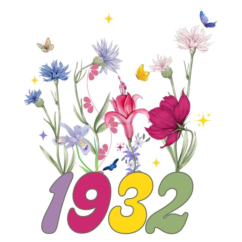 Année de naissance 1932 fleurs sauvages
