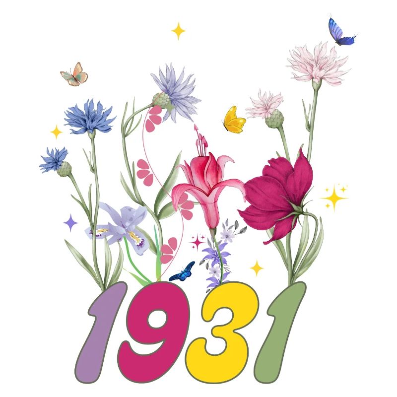Année de naissance 1931 fleurs sauvages