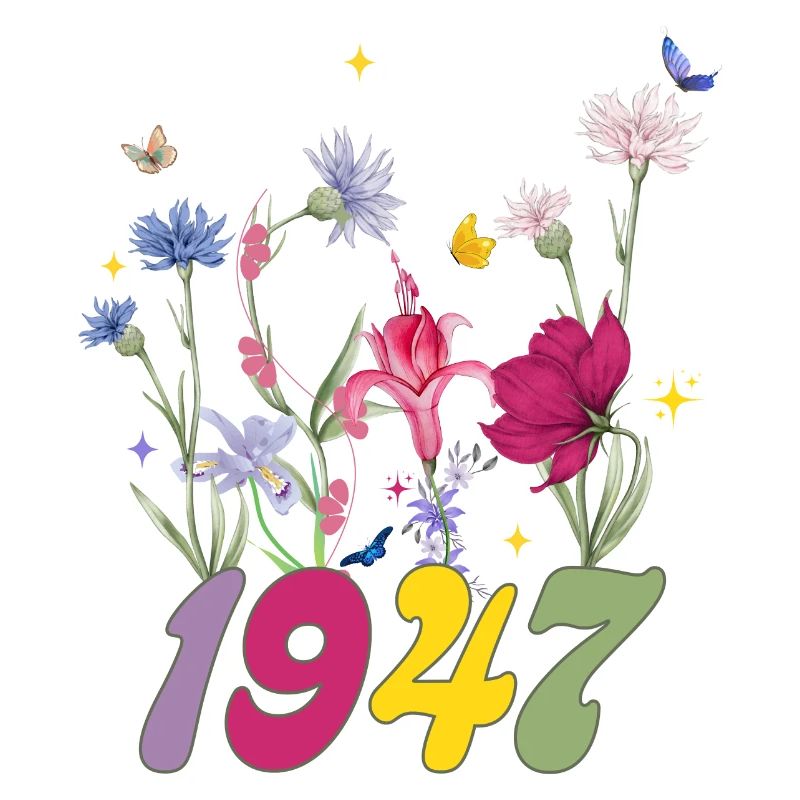 Année de naissance 1947 fleurs sauvages