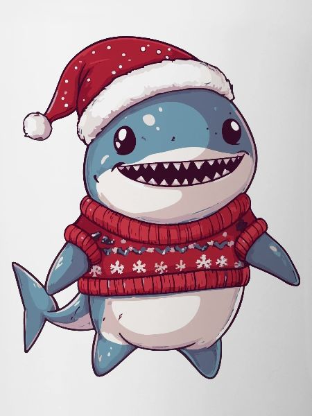 Shark Christmas Comic