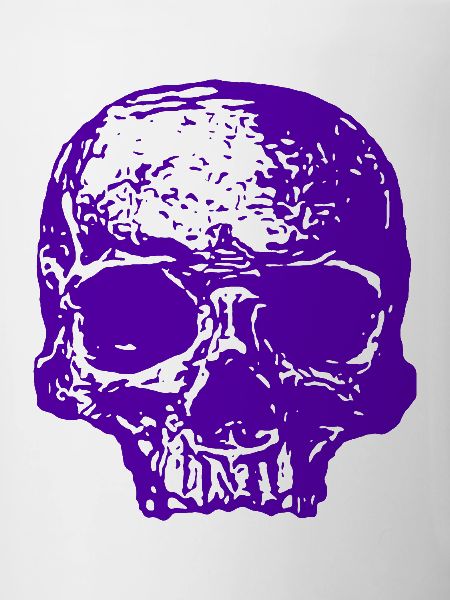 Crâne violet