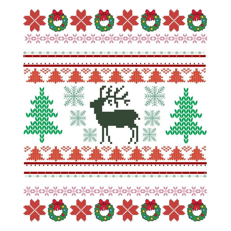 Retro Weihnachtsmuster 2