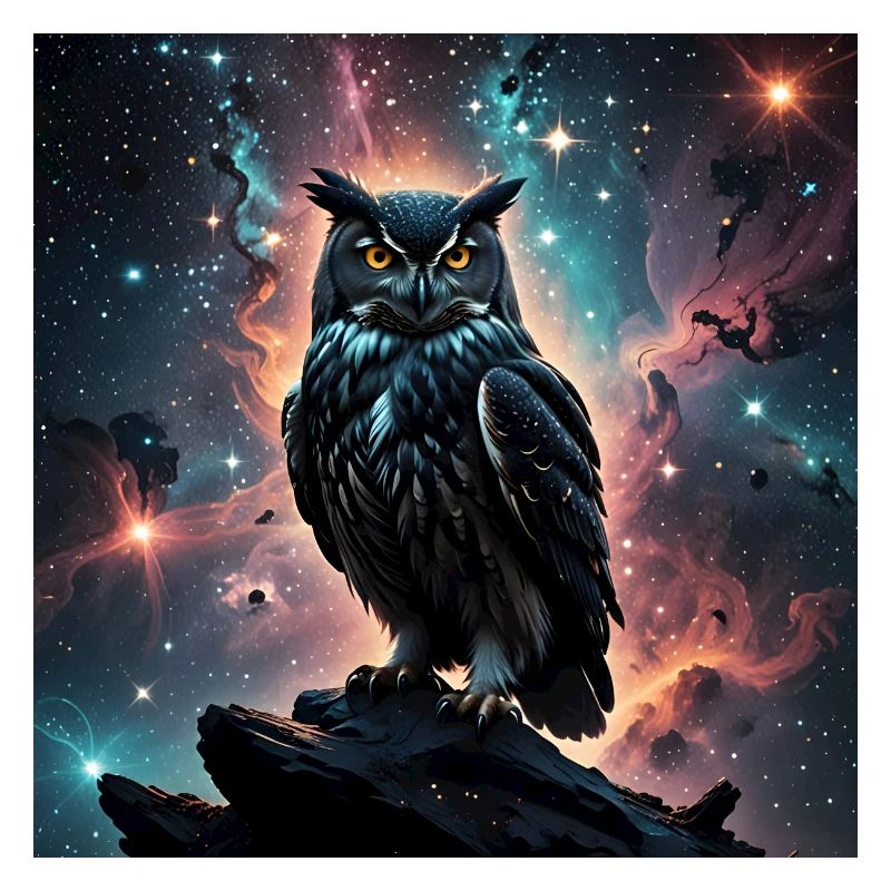 Hibou mystique de l’Illumination