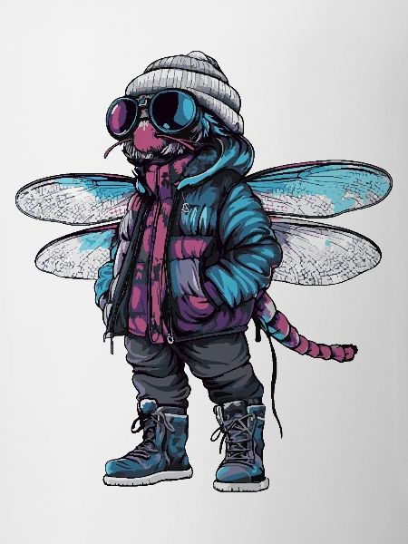 Libellule drôle d’hiver