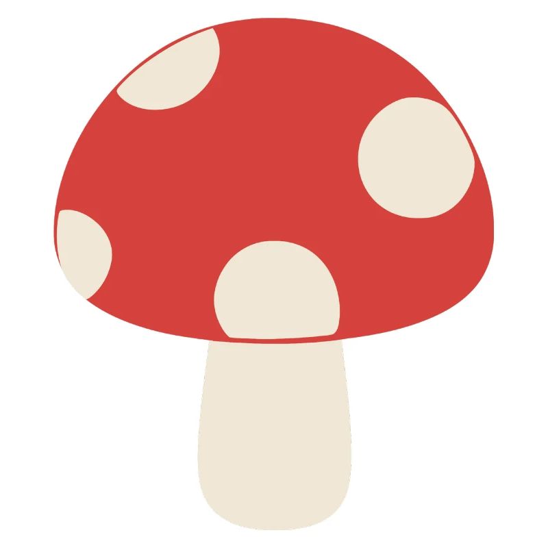 Verspielter Pilz